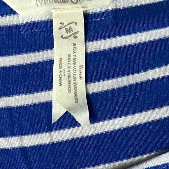 Matilda Jane Women’s The Road Ahead Blue and White Striped Maxi Dress Medium - Picture 13 of 13